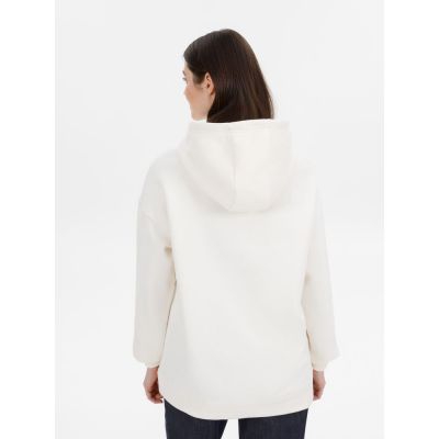 Худи оверсайз унисекс Snuggie, молочно-белое-5