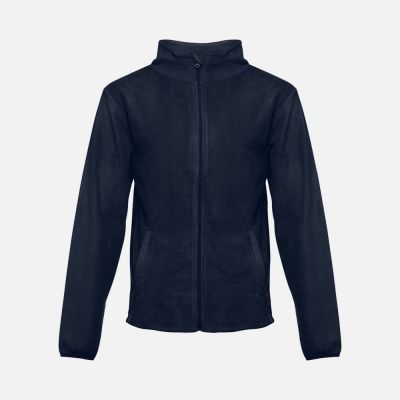 Куртка флисовая мужская Helsinki, темно-синяя-0