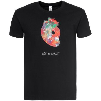 Футболка Art In Heart, черная-1