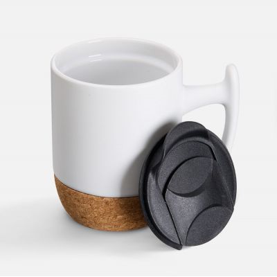 Кружка Corky Grip, белая-1