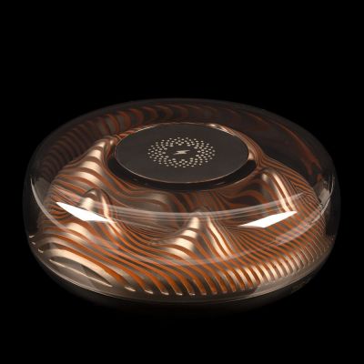 Станция для беспроводной зарядки с подсветкой apexPoint, черная-8