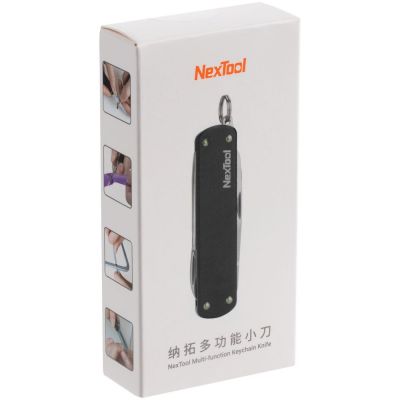 Нож-брелок NexTool Mini, черный-2