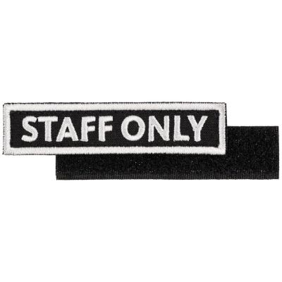 Шеврон на липучке Staff Only-0