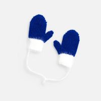 Подвеска на елку «Вьюшка», варежки, синяя