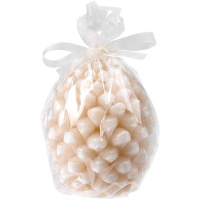 Свеча Homemate Cone, бежевая-1