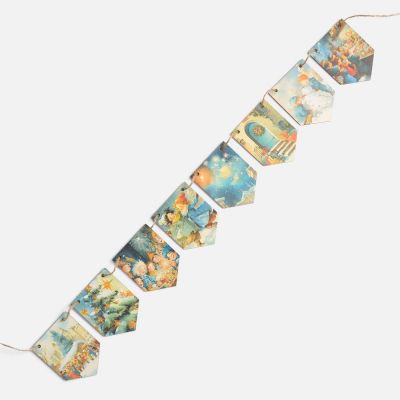 Деревянные флажки «Праздничные мотивы»-4