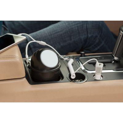 Автомобильное зарядное устройство High Ride, белое-6