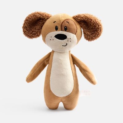 Мягкая игрушка Beastie Toys, собачка с белым шарфом-1