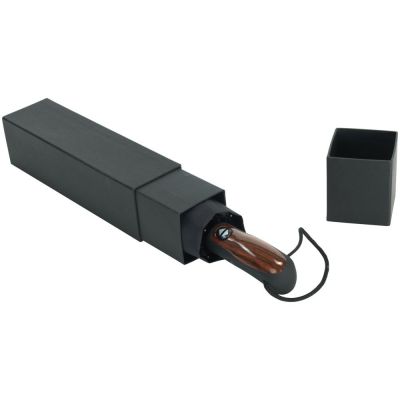 Зонт складной Stormmaster, черный-3