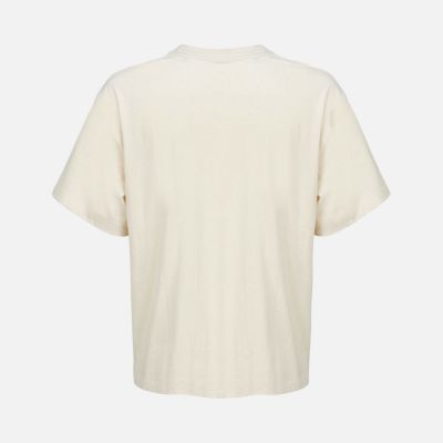 Футболка оверсайз унисекс Legacy, светло-бежевая (неокрашенная)-1