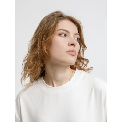 Футболка оверсайз унисекс Lavinia, белая-5