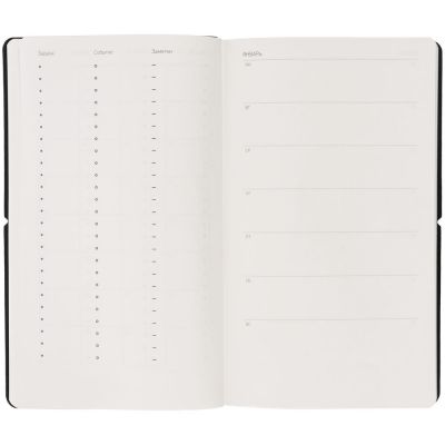 Ежедневник Nubuk, недатированный, светло-серый-12