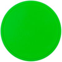 Лейбл из ПВХ Dzeta Round, M, зеленый неон