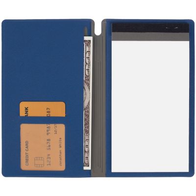 Блокнот Dual, ярко-синий-2