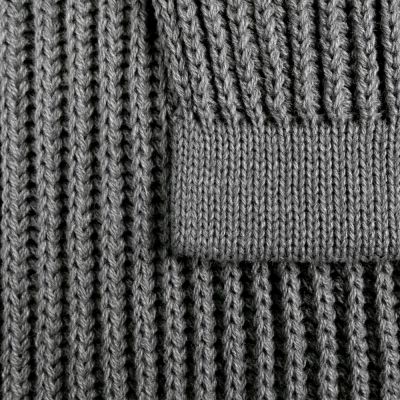 Плед Shirr, серый меланж-2