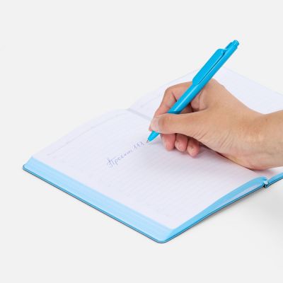 Ручка шариковая Prodir DS11 PMP, голубая-5