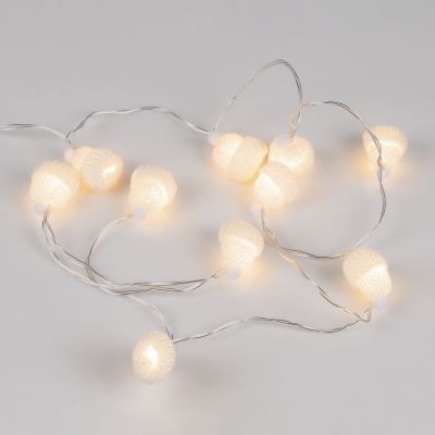 Гирлянда Cosy Poms, белая-1
