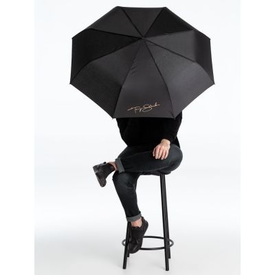 Зонт складной Tony Stark, черный-0