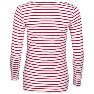 Футболка женская Marine Women, белая с красным-1