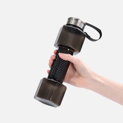 Бутылка для воды Hantelis, черная-3