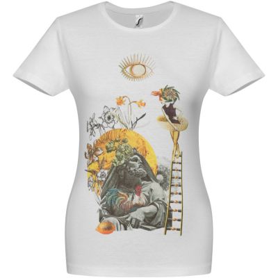 Футболка женская «Трудно быть богом»-0