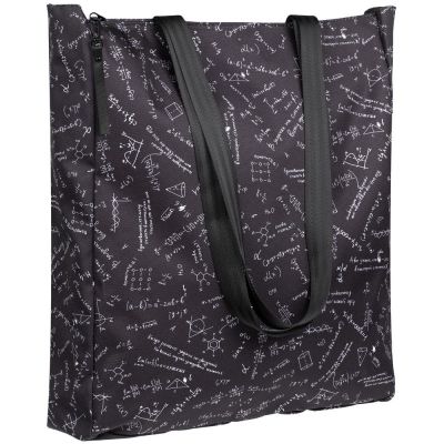 Сумка для покупок «Примерная», черная-0