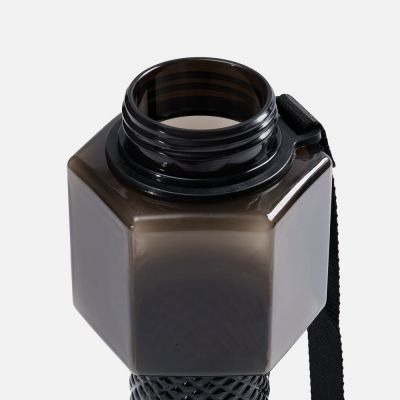 Бутылка для воды Hantelis, черная-1