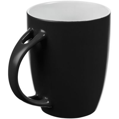 Кружка с ложкой Cheer Up, ver.2, черная-2