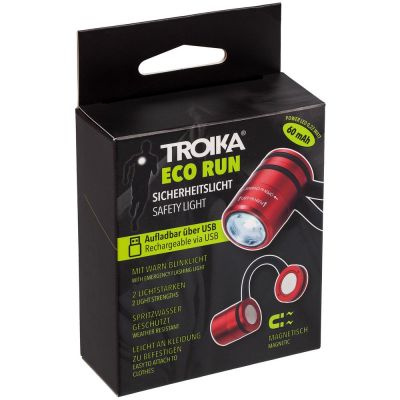 Фонарик Eco Run, красный-9