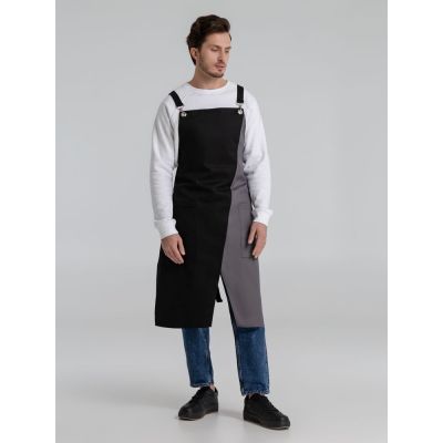 Фартук Picante, черный со светло-серым-3