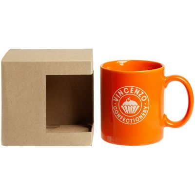 Коробка для кружки с окном, крафт-2