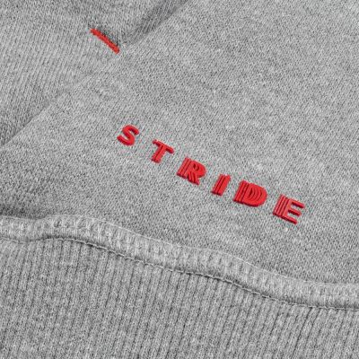 Двусторонняя толстовка Revers, серая с красным-4