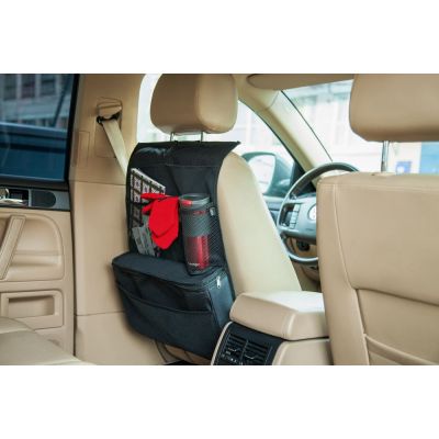 Органайзер с термоотделением на спинку сиденья Cool Rider, черный-4