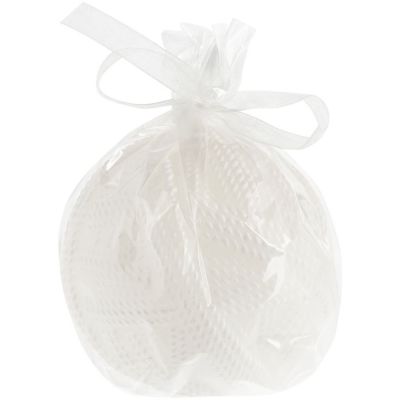 Свеча Kniteam, клубок, белый-1