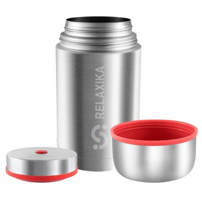 Термос для еды Relaxika 1000, стальной-3