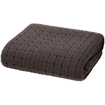 Плед Exquisito, коричневый-1