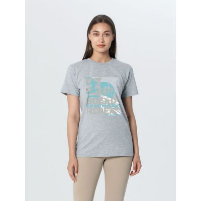 Футболка Snowboard, серый меланж-3