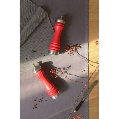 Мельница для соли Color Wood, большая, красная-6