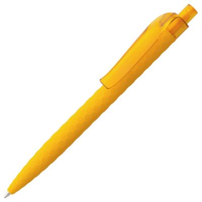 Ручка шариковая Prodir QS04 PRT Honey Soft Touch, желтая-0