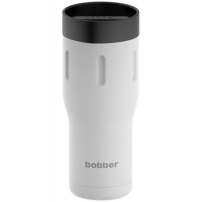 Термостакан Tumbler 470, вакуумный, белый-0