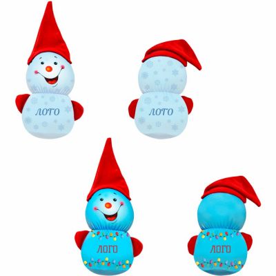 Подушка декоративная FrostyLove на заказ, снеговик-0