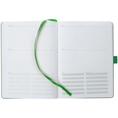 Еженедельник Lucky, недатированный, зеленый-5