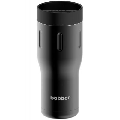 Термостакан Tumbler 470, вакуумный, черный-0