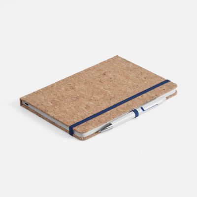 Блокнот Corkfolio, синий-5