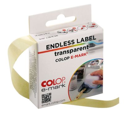 Клейкая лента для принтера Colop e-mark, прозрачная-0