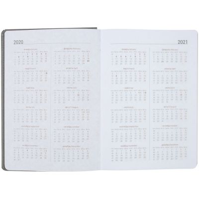 Ежедневник Spain, недатированный, серый с фиолетовым-5