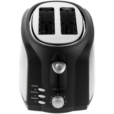 Электрический тостер Postre, серебристо-черный-4