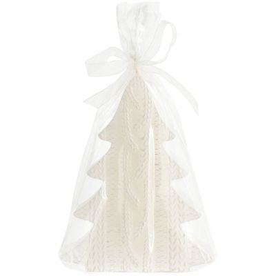 Свеча Kniteam, елка, белая-1