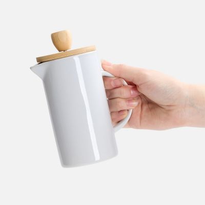 Френч-пресс Ceramero, белый-3
