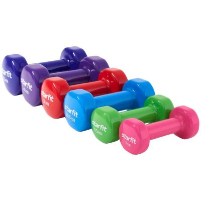 Гантель Heracles 1 кг, розовая-4